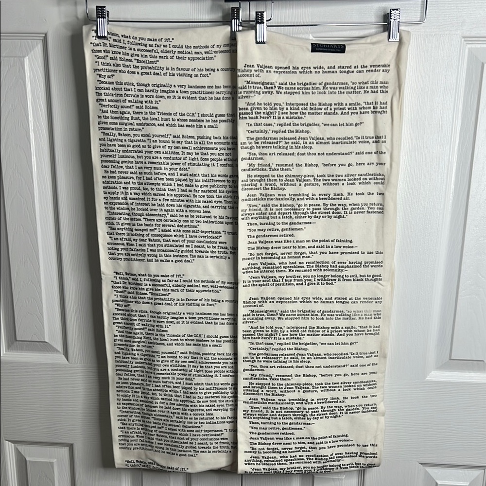 BOGO Storiarts Les Misérables & Sherlock Holmes Literary Infinity Scarves